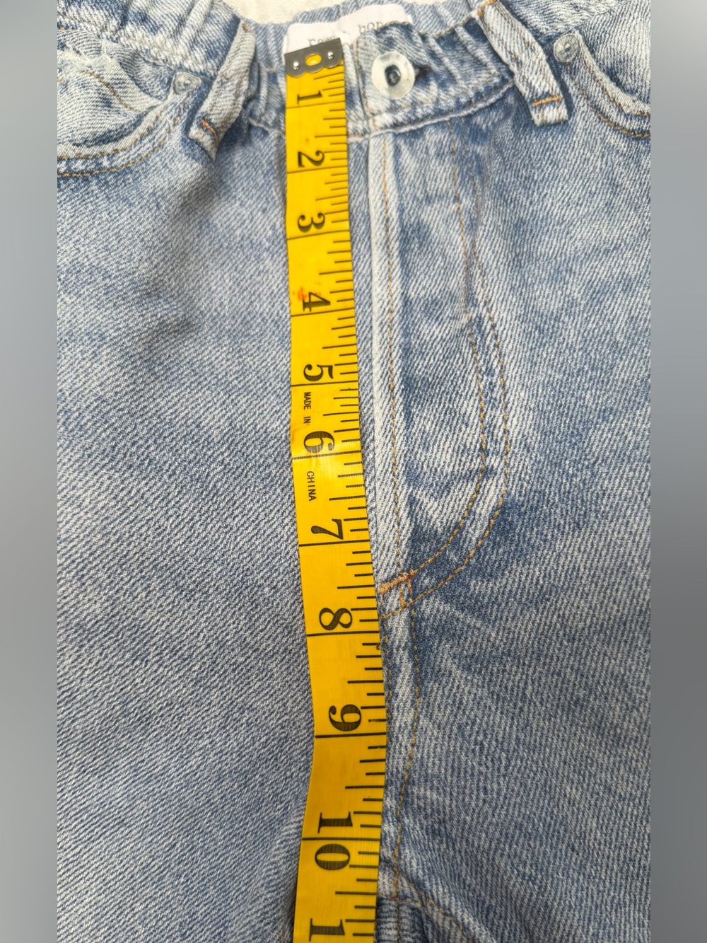 rag & bone denim sweatpants Light Blue Wide Leg - Picture 10 of 15
